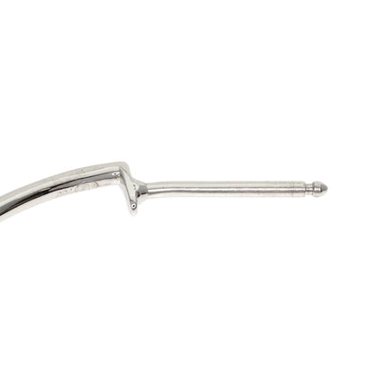 MaisonMargiela Pearl Pearl hoop (single) earring K18 White Gold Ladies [Used]