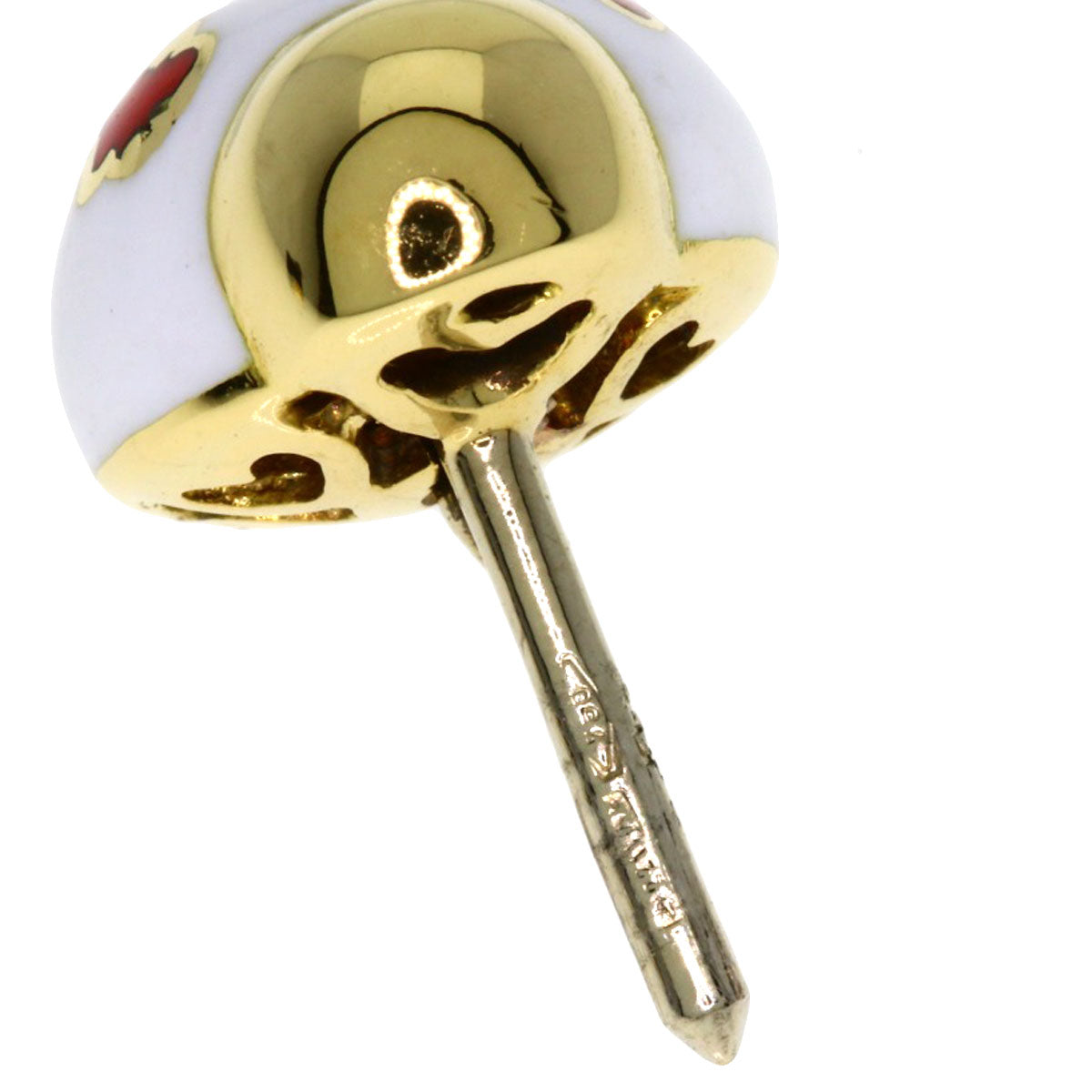 PASQUALE BRUNI Ladybug Enamel Pin Brooch Brooch K18 Yellow Gold Ladies [Used]