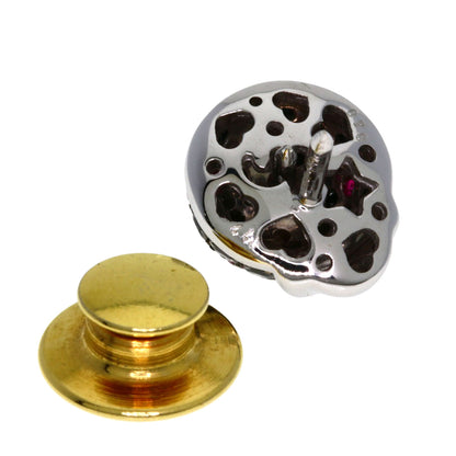 PASQUALE BRUNI Ruby Black　Diamond Brooch K18 White Gold Ladies [Used]