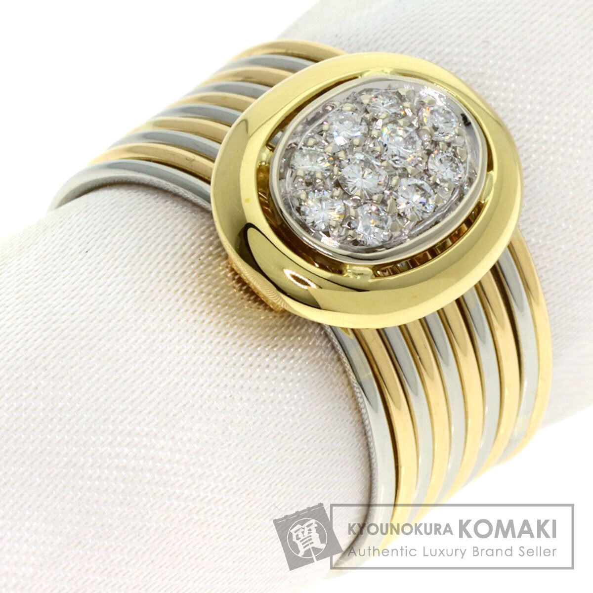 Damiani 10 diamonds Ring K18 Yellow Gold K18 White GoldLadies [Used]