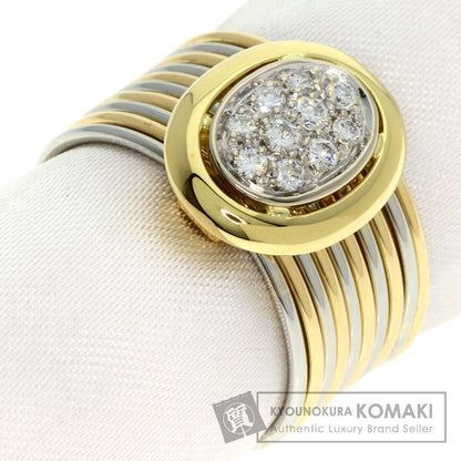 Damiani 10 diamonds Ring K18 Yellow Gold K18 White GoldLadies [Used]