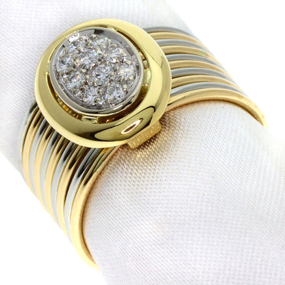 Damiani 10 diamonds Ring K18 Yellow Gold K18 White GoldLadies [Used]