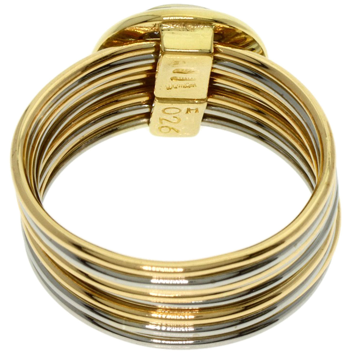 Damiani 10 diamonds Ring K18 Yellow Gold K18 White GoldLadies [Used]