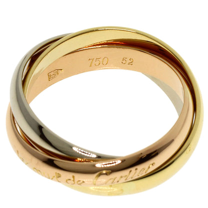 CARTIER Trinity #52 Ring K18 Yellow Gold K18 White GoldLadies [Used]