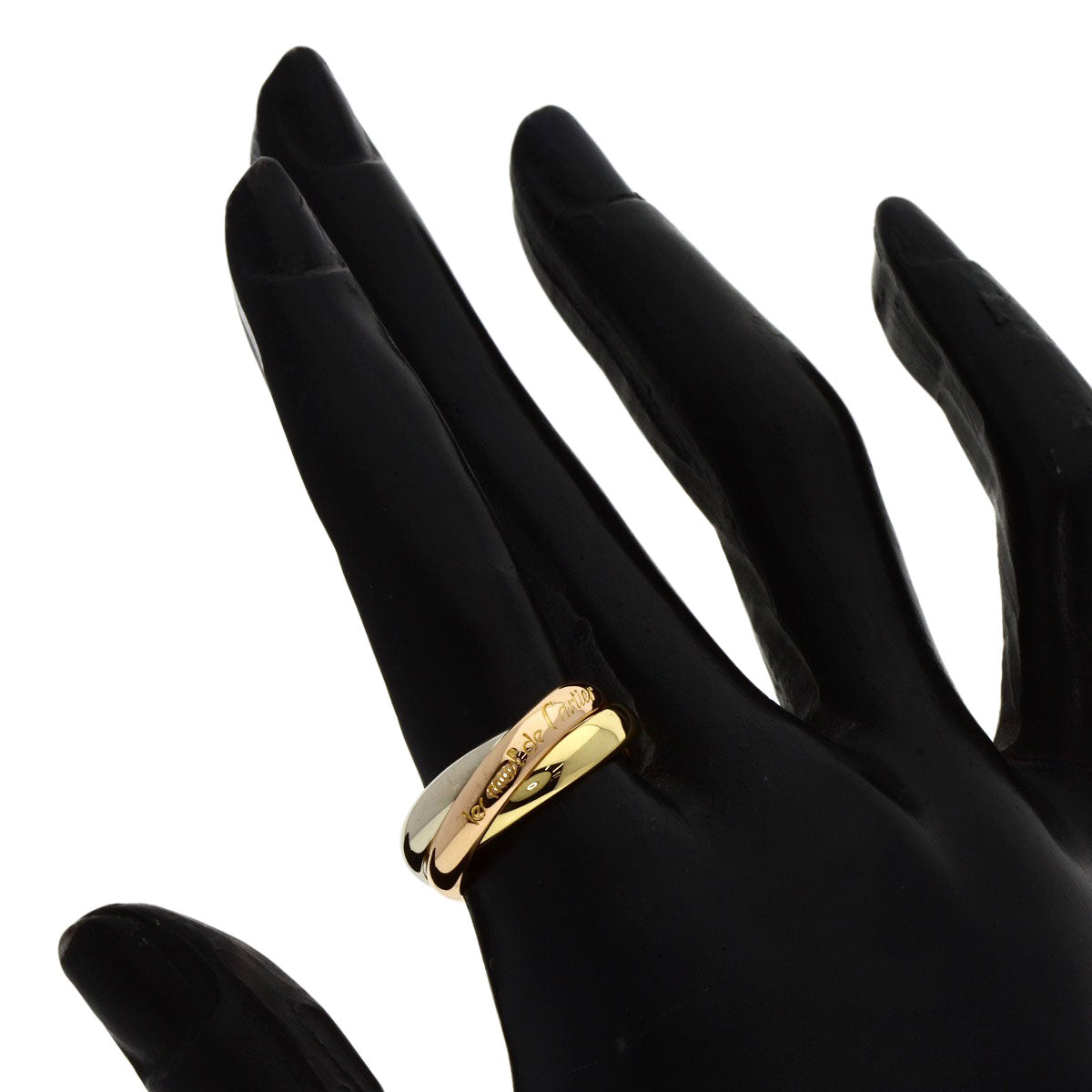 CARTIER Trinity #52 Ring K18 Yellow Gold K18 White GoldLadies [Used]