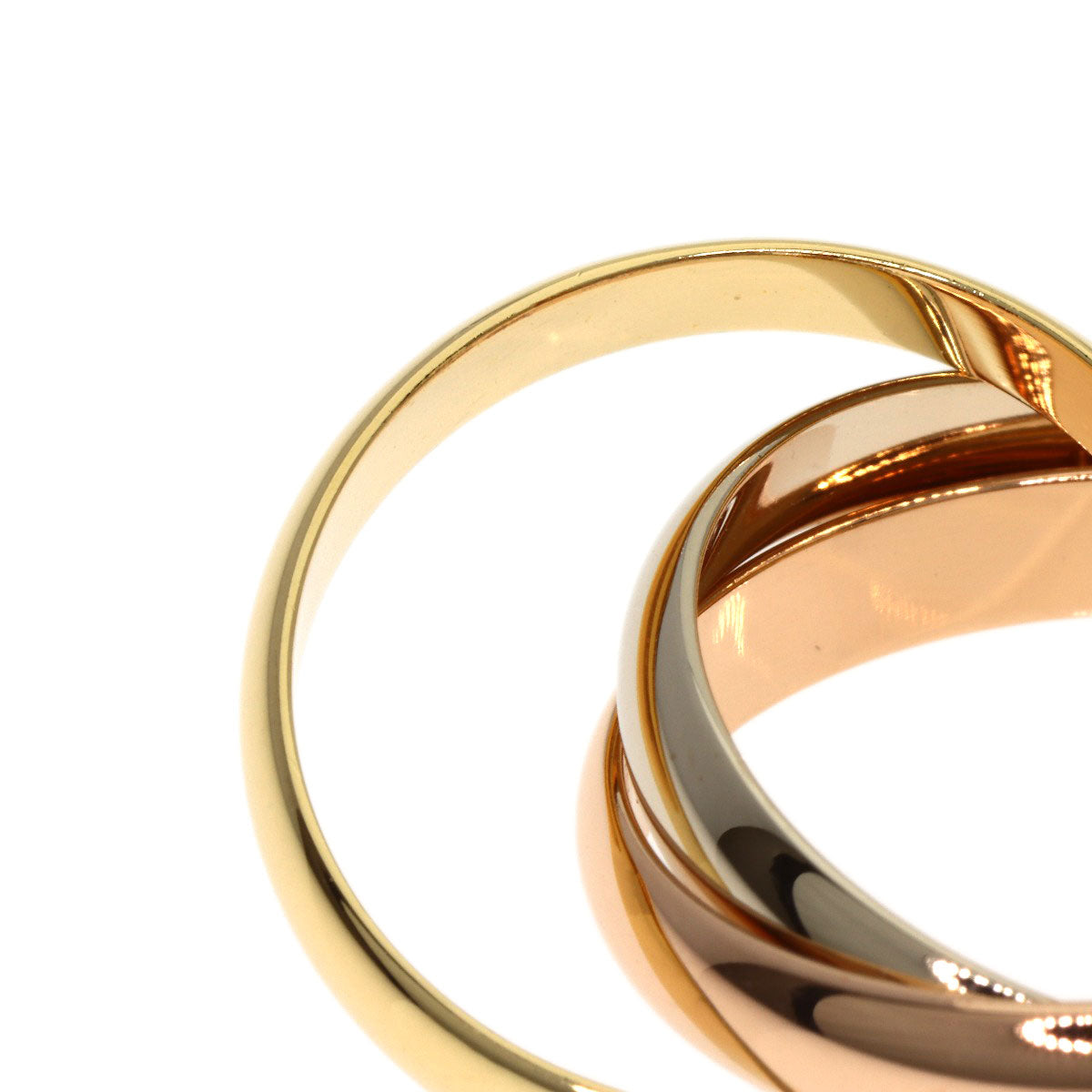 CARTIER Trinity #53 Ring K18 Yellow Gold K18 White GoldLadies [Used]