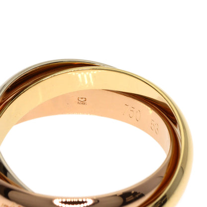 CARTIER Trinity #53 Ring K18 Yellow Gold K18 White GoldLadies [Used]