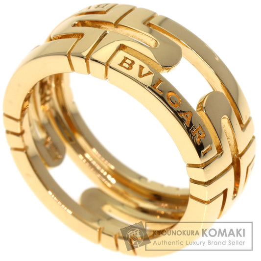 BVLGARI Parentesi Openwork #50 Ring K18 Yellow Gold Ladies [Used]