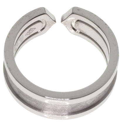 CARTIER C2 Ring Diamond #49 Ring K18 White Gold Ladies [Used]