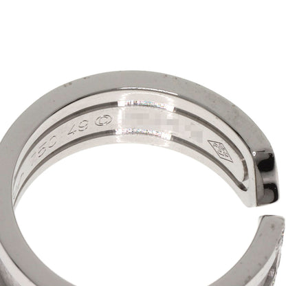 CARTIER C2 Ring Diamond #49 Ring K18 White Gold Ladies [Used]