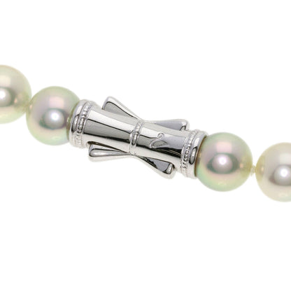 TASAKI Pearl Pearl Necklace, Earring, and Replacement Clasp 3-Piece Set Necklace Silver Ladies [Used]