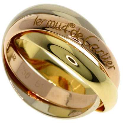 CARTIER Trinity #51 Ring K18 Yellow Gold K18 White GoldLadies [Used]