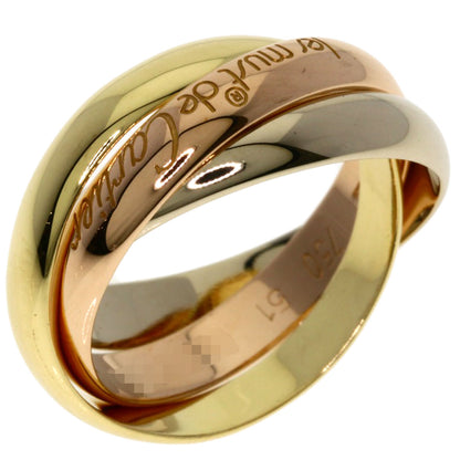 CARTIER Trinity #51 Ring K18 Yellow Gold K18 White GoldLadies [Used]