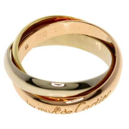 CARTIER Trinity #51 Ring K18 Yellow Gold K18 White GoldLadies [Used]