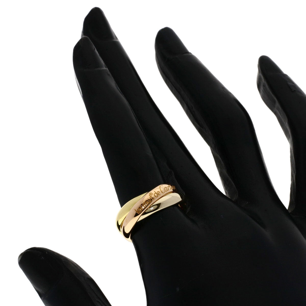 CARTIER Trinity #51 Ring K18 Yellow Gold K18 White GoldLadies [Used]