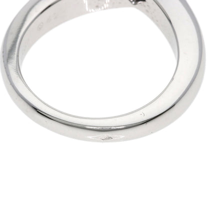 CARTIER Triandre 1P Diamond #52 Ring K18 White Gold Ladies [Used]