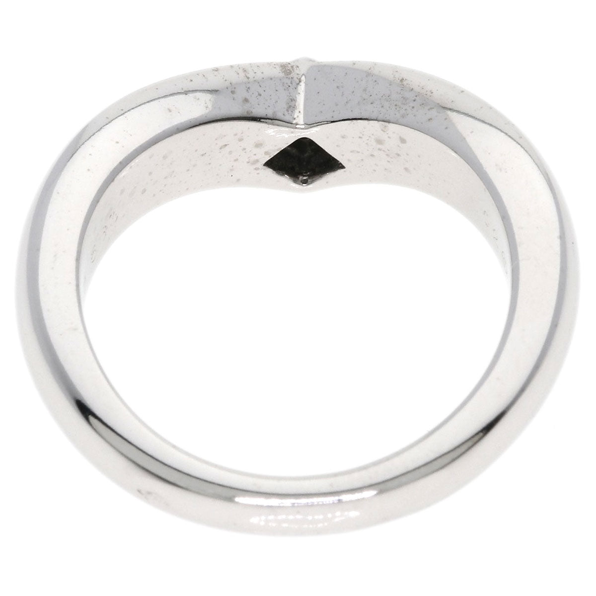 CARTIER Triandre 1P Diamond #52 Ring K18 White Gold Ladies [Used]