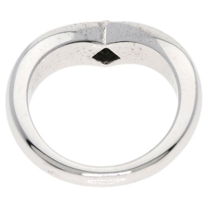 CARTIER Triandre 1P Diamond #52 Ring K18 White Gold Ladies [Used]