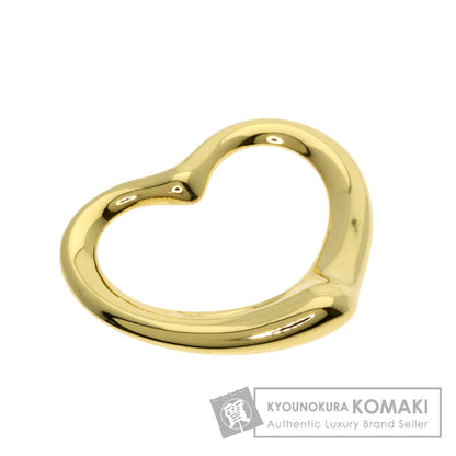 TIFFANY&Co. Open heart Pendant top K18 Yellow Gold Ladies [Used]