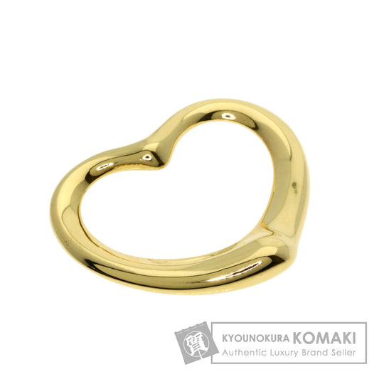 TIFFANY&Co. Open heart Pendant top K18 Yellow Gold Ladies [Used]