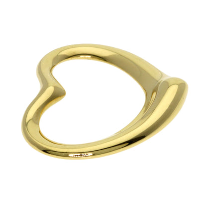 TIFFANY&Co. Open heart Pendant top K18 Yellow Gold Ladies [Used]