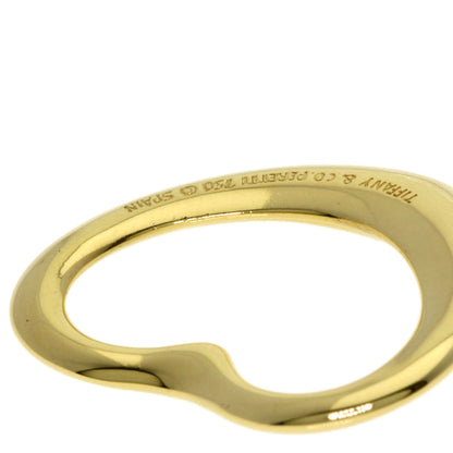 TIFFANY&Co. Open heart Pendant top K18 Yellow Gold Ladies [Used]