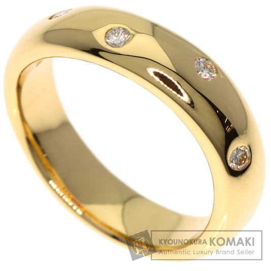 CELINE Diamond Ruby Ring K18 Yellow Gold Ladies [Used]