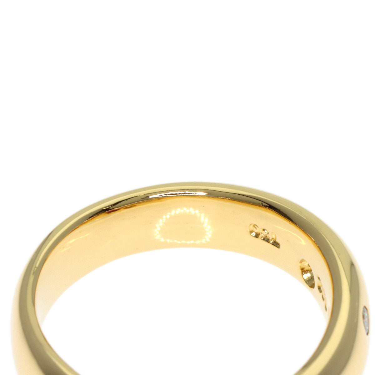 CELINE Diamond Ruby Ring K18 Yellow Gold Ladies [Used]