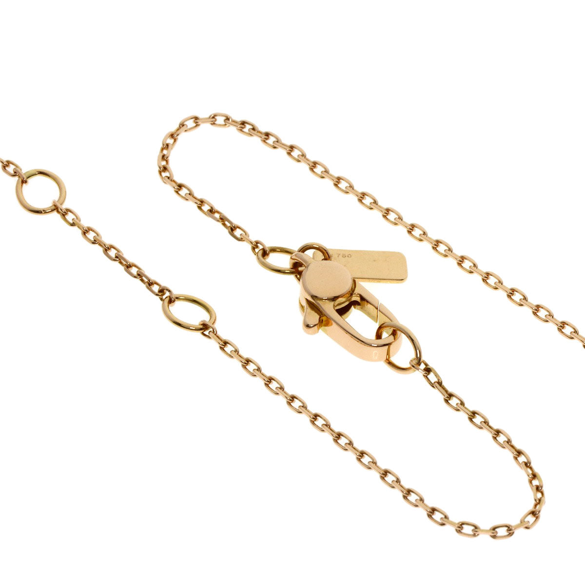 GUCCI Icon diamond Necklace K18 Pink Gold Ladies [Used]