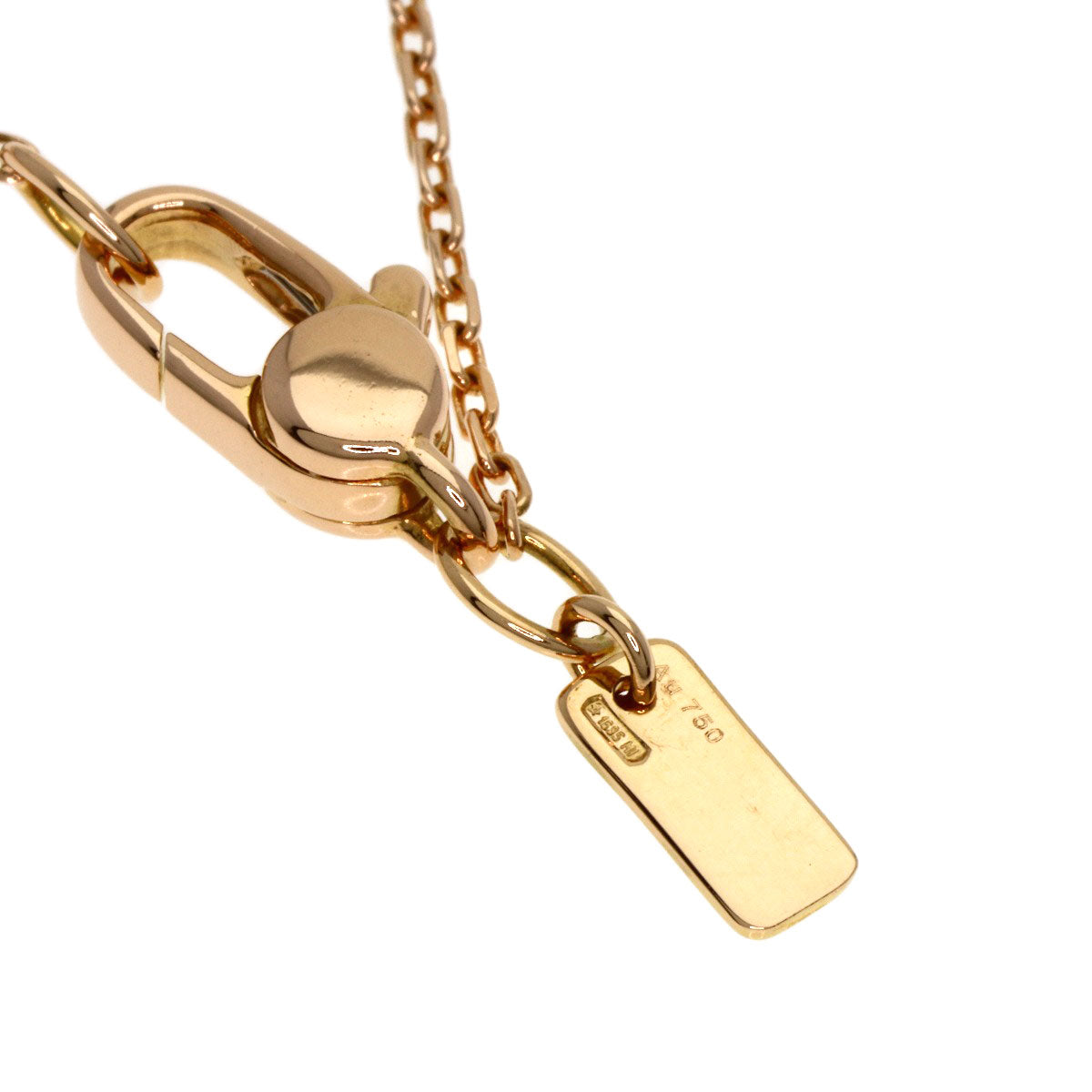 GUCCI Icon diamond Necklace K18 Pink Gold Ladies [Used]