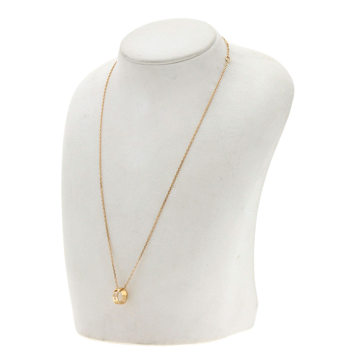 GUCCI Icon diamond Necklace K18 Pink Gold Ladies [Used]