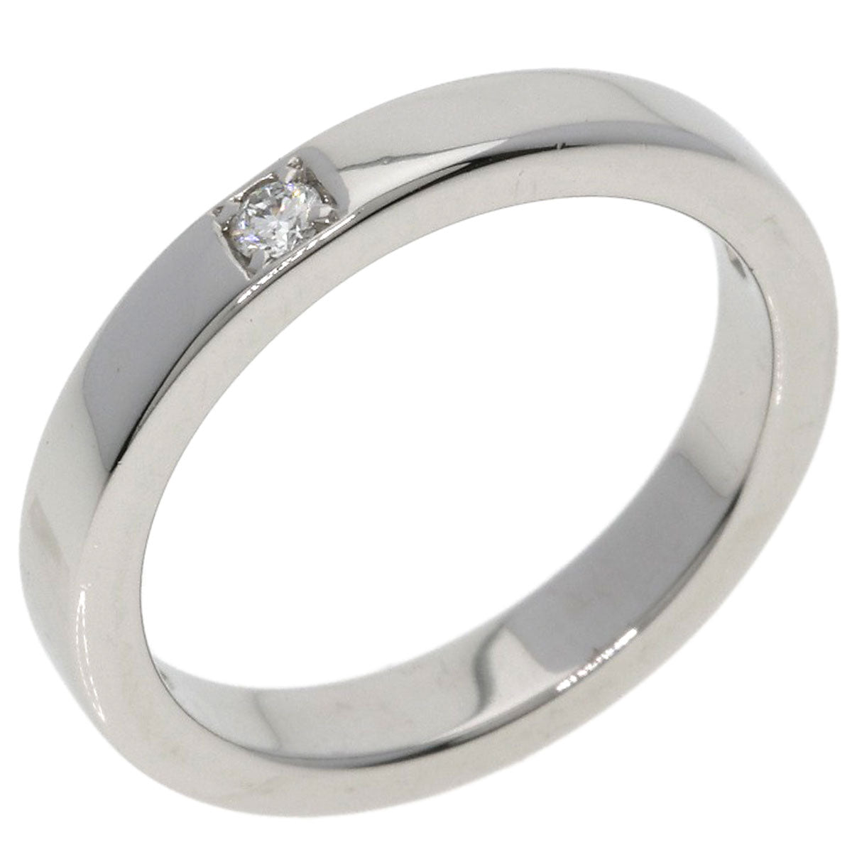 BVLGARI Marie Me 1P Diamond Ring Platinum PT950 Ladies [Used]