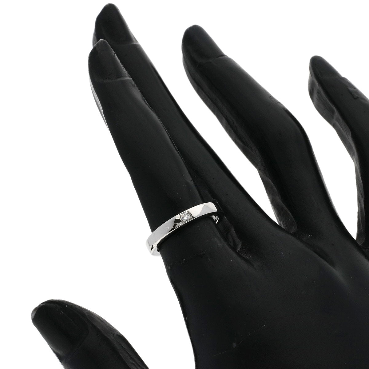 BVLGARI Marie Me 1P Diamond Ring Platinum PT950 Ladies [Used]