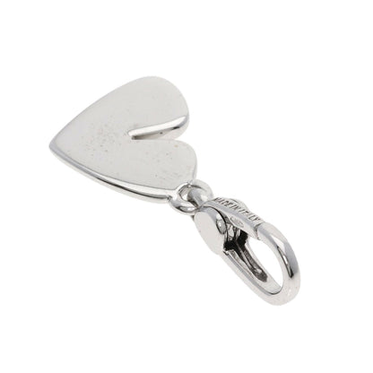 BVLGARI Cuore Heart Charm Pendant top K18 White Gold Ladies [Used]