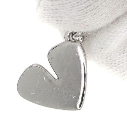BVLGARI Cuore Heart Charm Pendant top K18 White Gold Ladies [Used]
