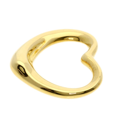 TIFFANY&Co. Open heart Pendant top K18 Yellow Gold Ladies [Used]