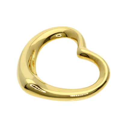 TIFFANY&Co. Open heart Pendant top K18 Yellow Gold Ladies [Used]