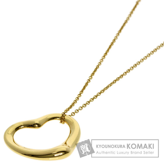 TIFFANY&Co. Open heart Necklace K18 Yellow Gold Ladies [Used]