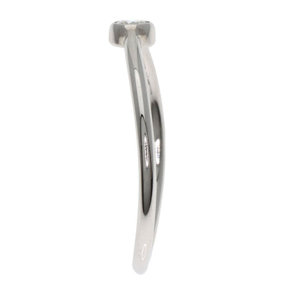TIFFANY&Co. Wave 1P Diamond Ring Platinum PT950 Ladies [Used]