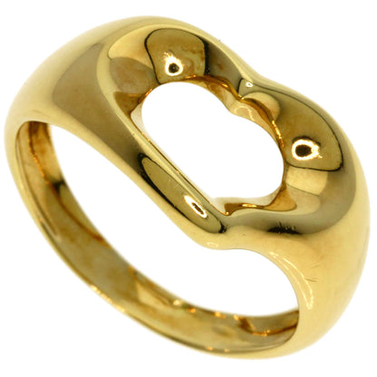 TIFFANY&Co. Open heart Ring K18 Yellow Gold Ladies [Used]