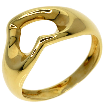 TIFFANY&Co. Open heart Ring K18 Yellow Gold Ladies [Used]
