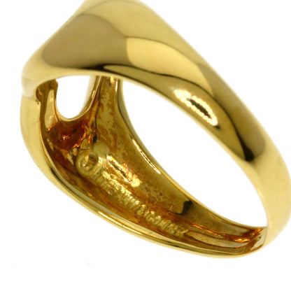 TIFFANY&Co. Open heart Ring K18 Yellow Gold Ladies [Used]