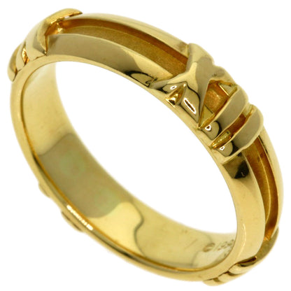 TIFFANY&Co. Atlas Ring K18 Yellow Gold Ladies [Used]