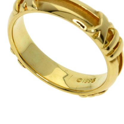 TIFFANY&Co. Atlas Ring K18 Yellow Gold Ladies [Used]