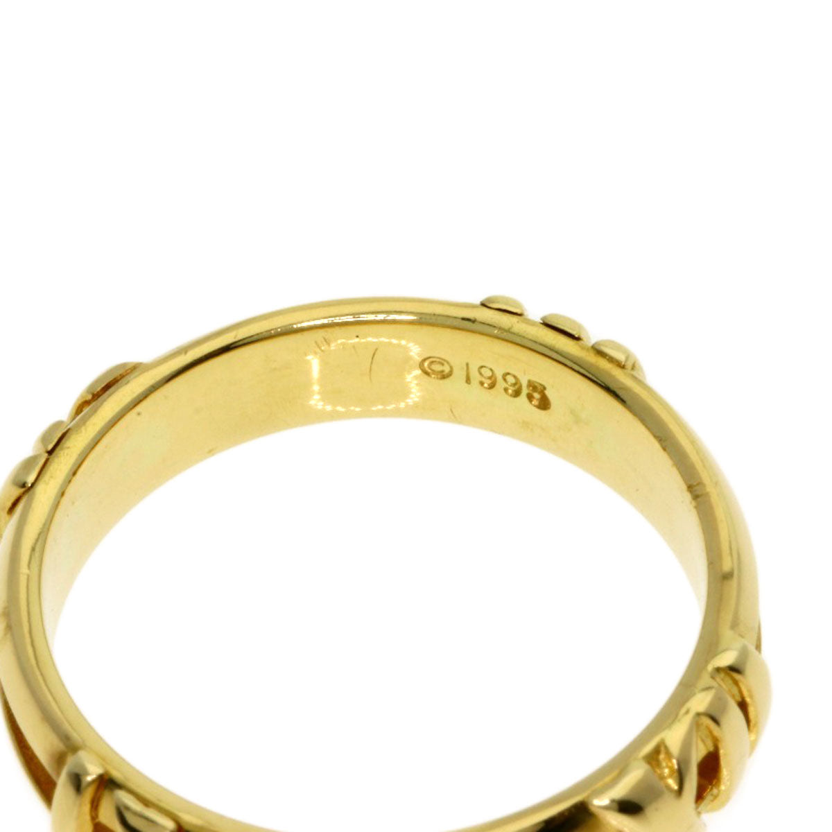 TIFFANY&Co. Atlas Ring K18 Yellow Gold Ladies [Used]