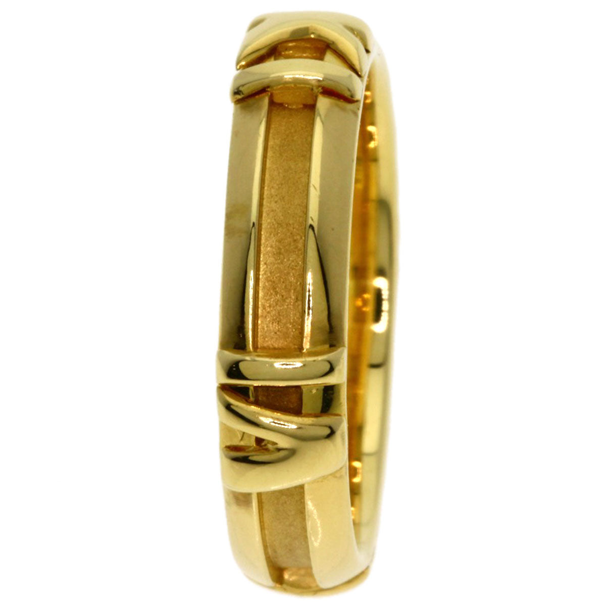 TIFFANY&Co. Atlas Ring K18 Yellow Gold Ladies [Used]
