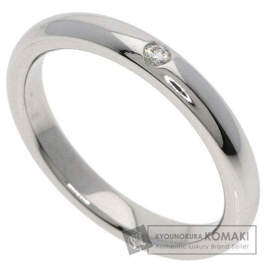 TIFFANY&Co. Stacking 1P Diamond Ring Platinum PT950 Ladies [Used]