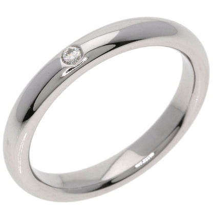 TIFFANY&Co. Stacking 1P Diamond Ring Platinum PT950 Ladies [Used]