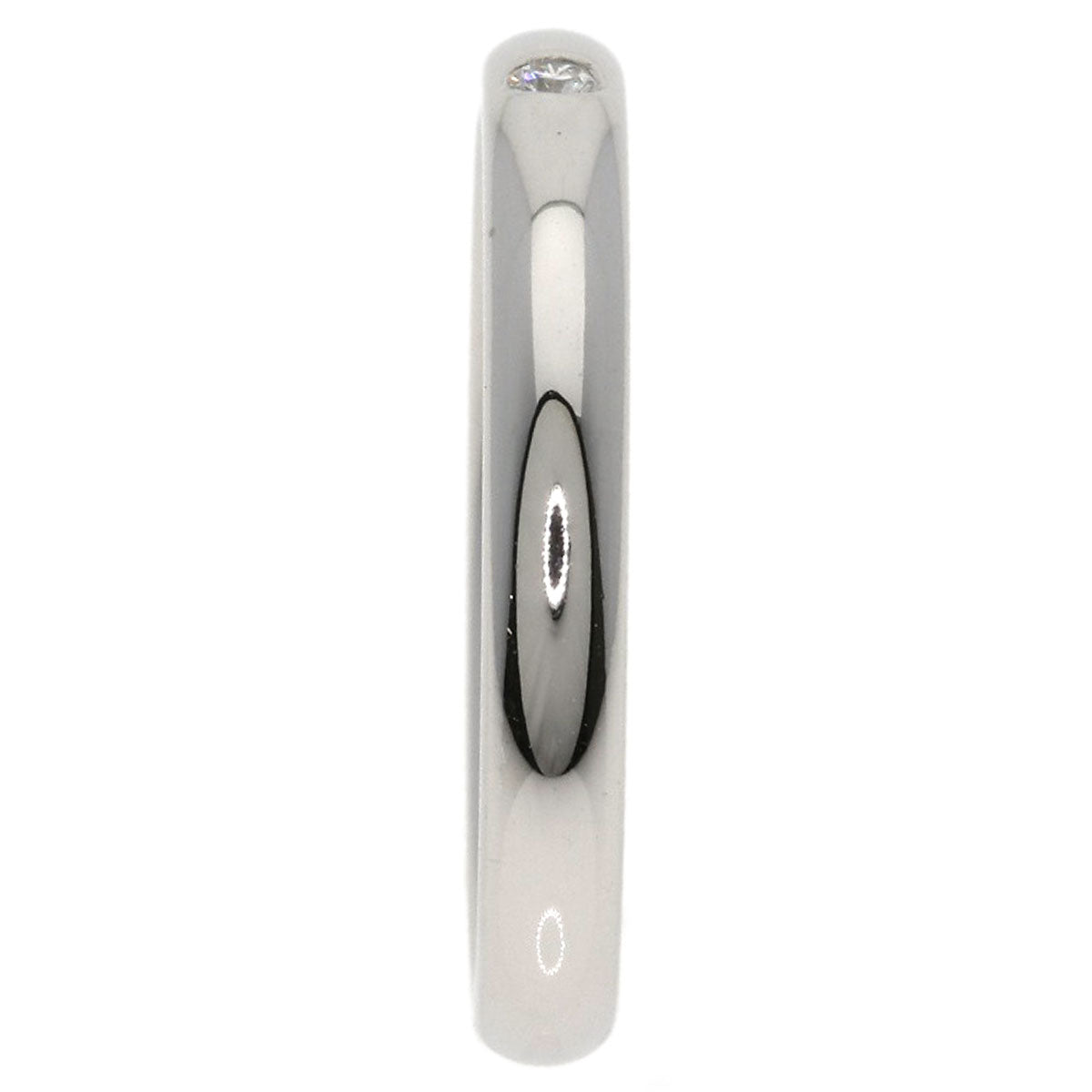 TIFFANY&Co. Stacking 1P Diamond Ring Platinum PT950 Ladies [Used]