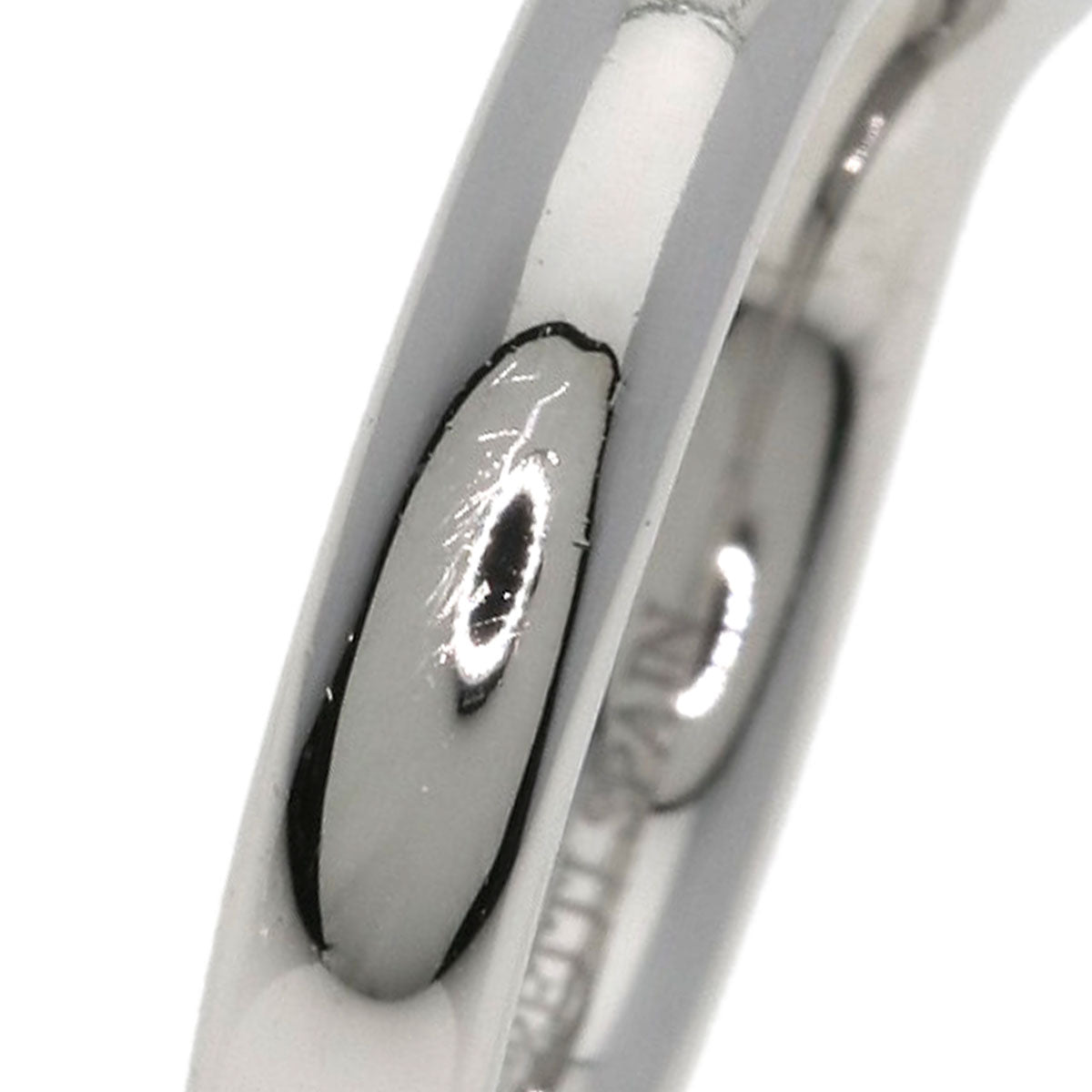 TIFFANY&Co. Curved band Diamond Ring Platinum PT950 Ladies [Used]